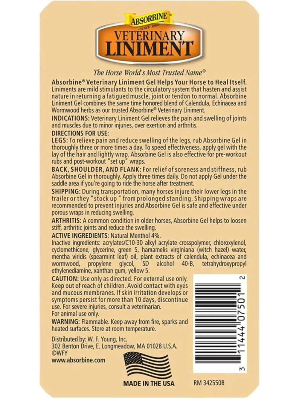Sore Muscle & Arthritis Pain Relief Gel | Warming Topical Analgesic, 12 oz